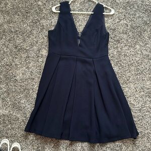 Dark navy mini dress